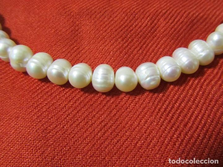 Joyeria: Collar de perlas de agua dulce Broche im&aacute;n - Foto 7