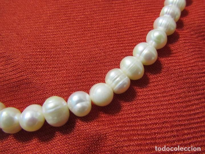 Joyeria: Collar de perlas de agua dulce Broche im&aacute;n - Foto 8