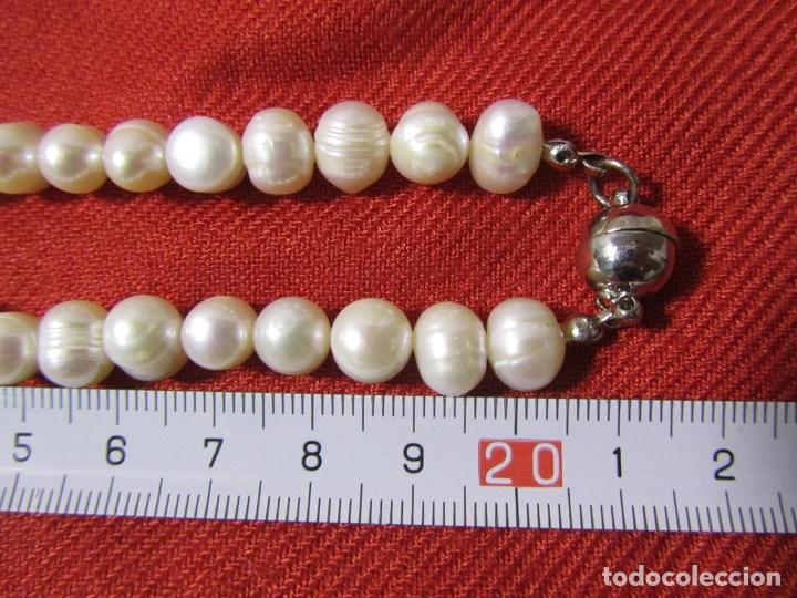 Joyeria: Collar de perlas de agua dulce Broche im&aacute;n - Foto 12