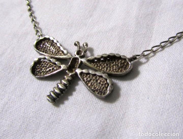 Joyeria: Colgante de plata en forma de mariposa con cadena de plata - Foto 3