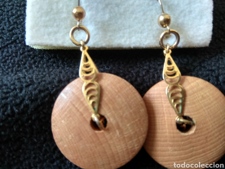 Joalharia: Pendientes madera