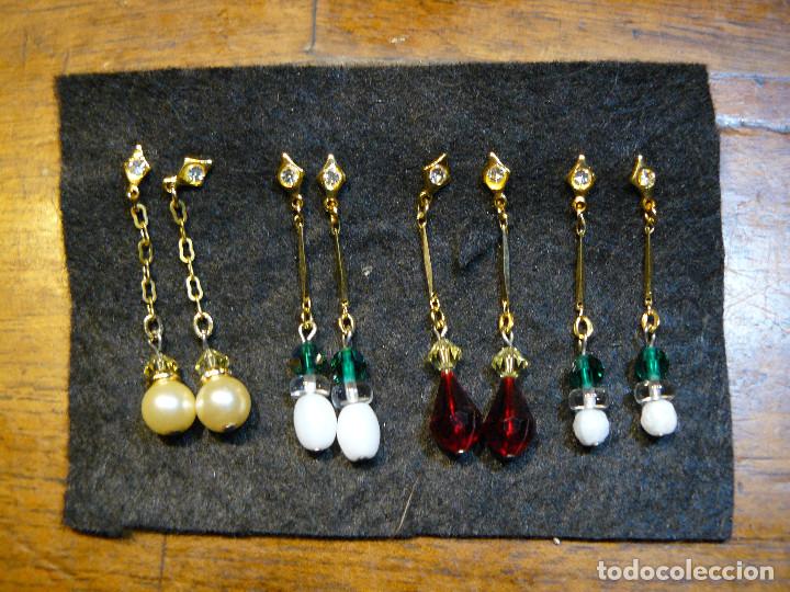 Gioielleria: 4 PARES DE PENDIENTES - A&Ntilde;OS 50 -70