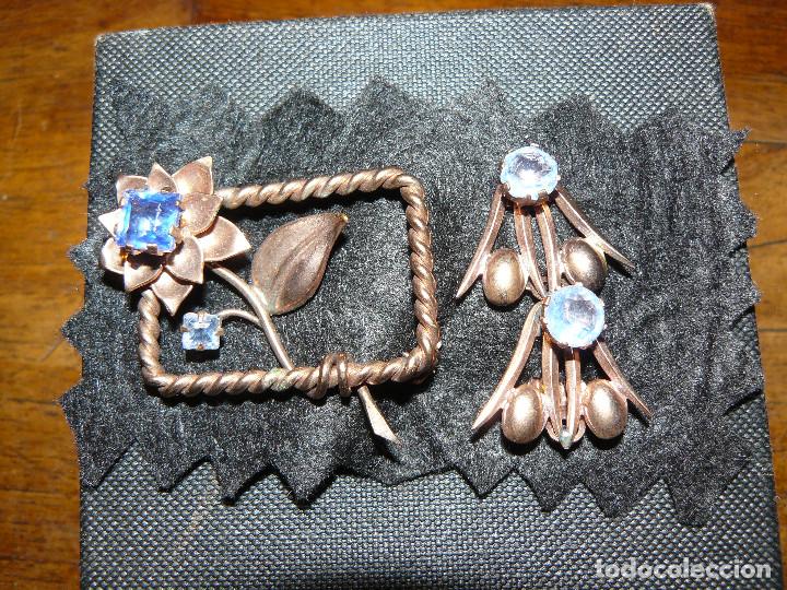 Joyeria: CONJUNTO PENDIENTES Y BROCHE - A&Ntilde;OS 50 - Foto 2