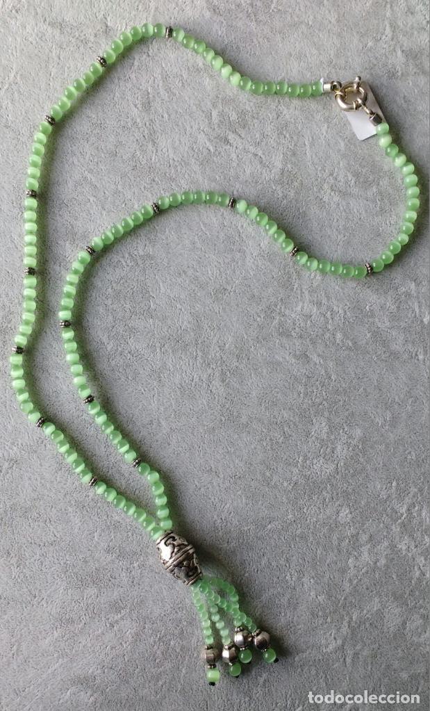 Schmuck: COLLAR LARGO DE OJO DE GATO.