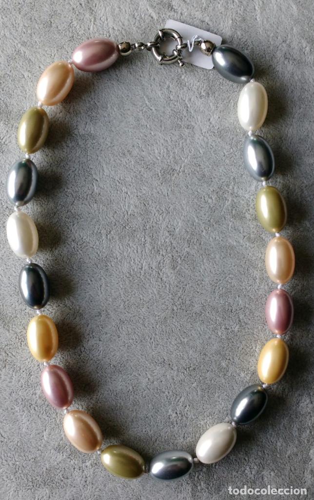 Joaillerie: COLLAR DE NACAR DE COLORES.