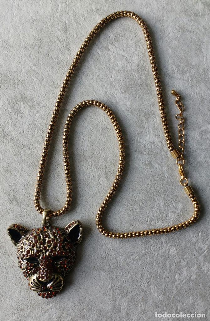 Joaillerie: COLLAR CADENA DE METAL CON PANTERA.