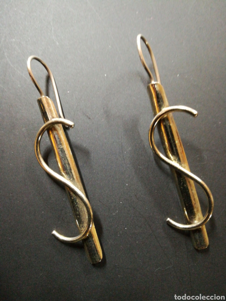 Joyeria: Pendientes en alpaca. (Joyas de Autor) - Foto 1