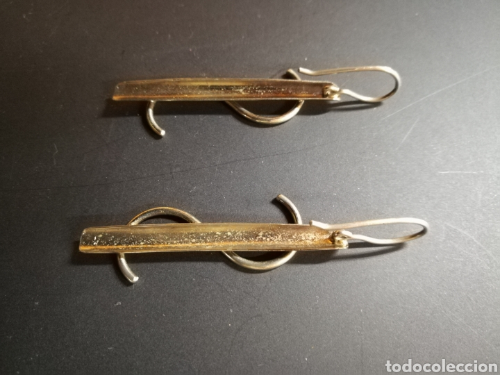 Joyeria: Pendientes en alpaca. (Joyas de Autor) - Foto 4