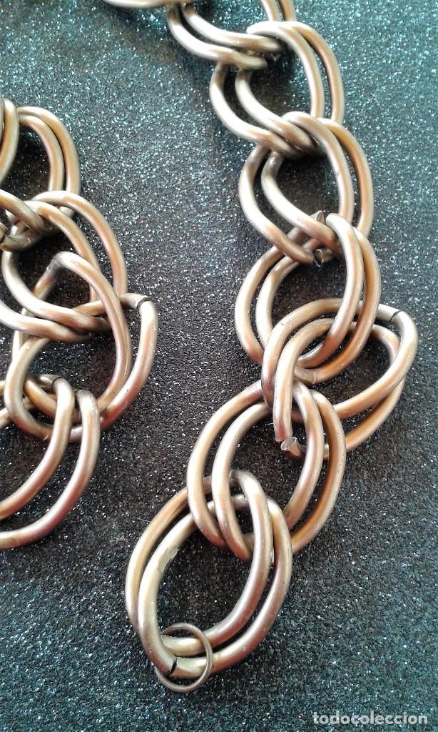 Joyeria: COLLAR GARGANTILLA Y PULSERA DOBLE CADENA COBRE - Foto 3
