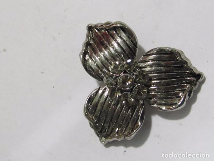 Joyeria: BROCHE PLATEADO OSCURO Y CON PIEDRAS /B136 - Foto 1