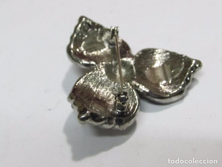 Joyeria: BROCHE PLATEADO OSCURO Y CON PIEDRAS /B136 - Foto 2