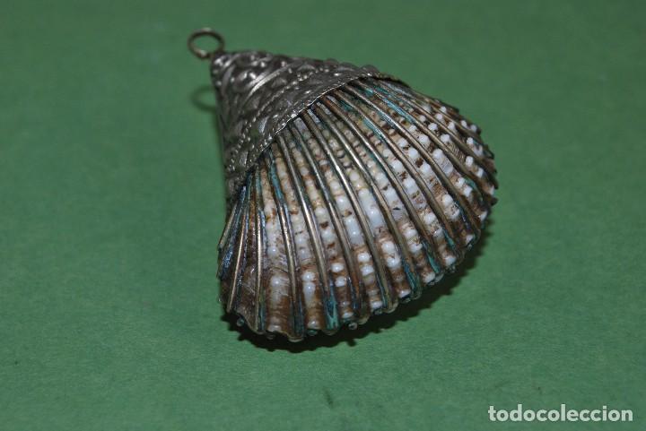 Joyeria: COLGANTE - CONCHA ENGARZADA EN METAL - Foto 5