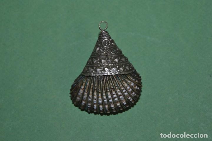 Joyeria: COLGANTE - CONCHA ENGARZADA EN METAL - Foto 7