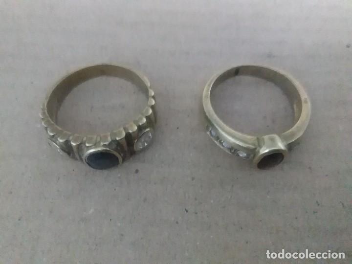 Joyeria: 6 anillos bronce vintage - Foto 3