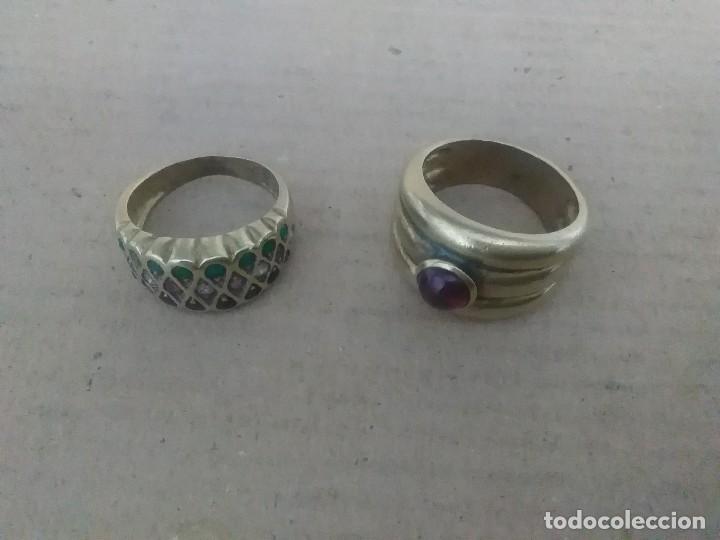 Joyeria: 6 anillos bronce vintage 6 - Foto 3