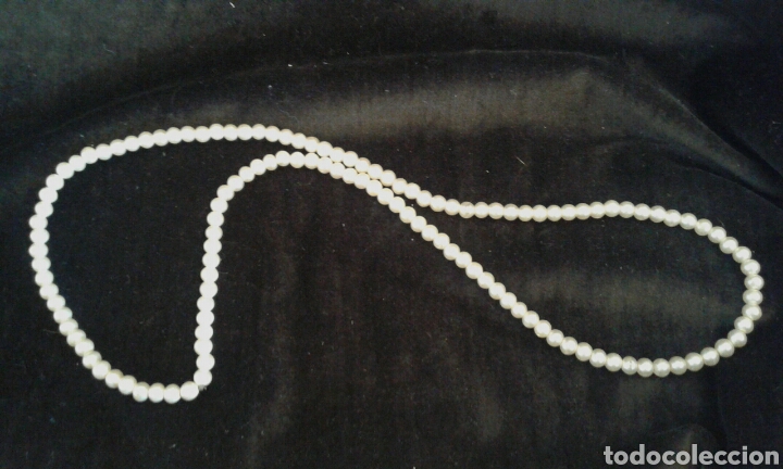 Joyeria: Collar vintage perla sint&eacute;tica sin cierre - Foto 2