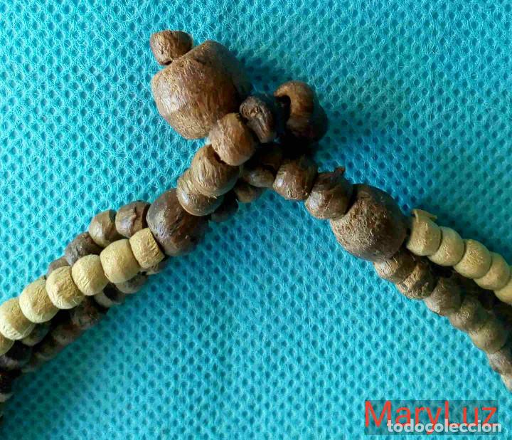 Joyeria: COLLAR DE MADERA. Sin usar. A&ntilde;os 90. - Foto 2