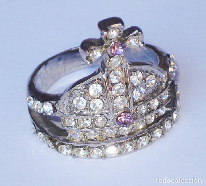 Joyeria: PRECIOSO ANILLO PLATEADO CON CIRCONITAS DE GRAN CALIDAD