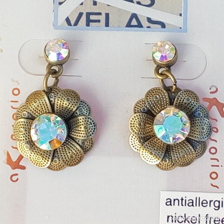 Joyeria: PRECIOSOS PENDIENTES DE GRAN CALIDAD DE CRISTAL CHECO Y METAL - ANTIAL&Eacute;RGICOS - MARCA TANDTREND