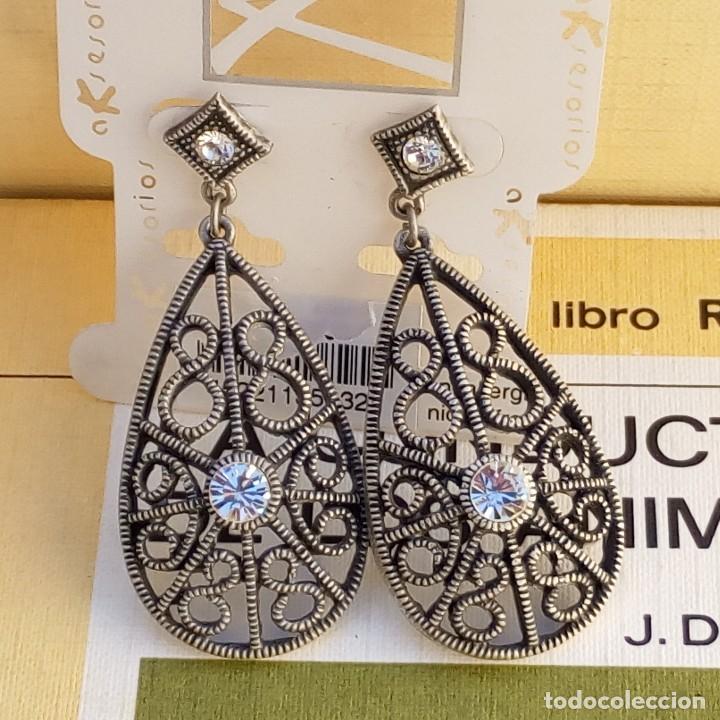 Joyeria: PRECIOSOS PENDIENTES TIPO LAGRIMA DE GRAN CALIDAD - CON CIRCONITA BLANCA