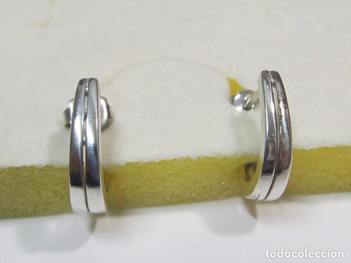 Joyeria: PENDIENTES CRIOLLA DE PLATA - CIERRE A PRESI&Oacute;N - Foto 1