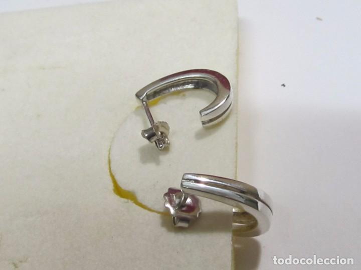 Joyeria: PENDIENTES CRIOLLA DE PLATA - CIERRE A PRESI&Oacute;N - Foto 3