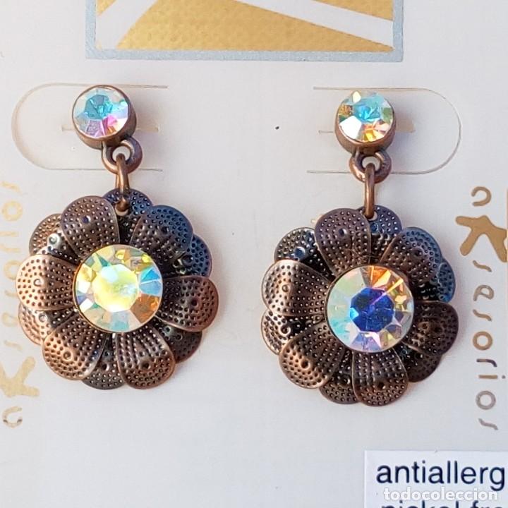 Joyeria: PRECIOSOS PENDIENTES DE GRAN CALIDAD DE CRISTAL CHECO Y METAL - ANTIAL&Eacute;RGICOS - MARCA TANDTREND