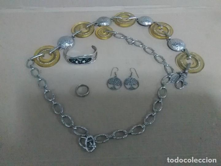 Joyeria: Cintur&oacute;n anillo pendientes pulsera con n&aacute;car. 23 - Foto 1