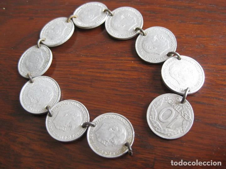 Joyeria: PULSERA DE MONEDAS DE 10 CENTIMOS. FRANCO - Foto 3