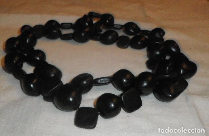 Joyeria: collar largo de madera 58 cms de largo - Foto 2