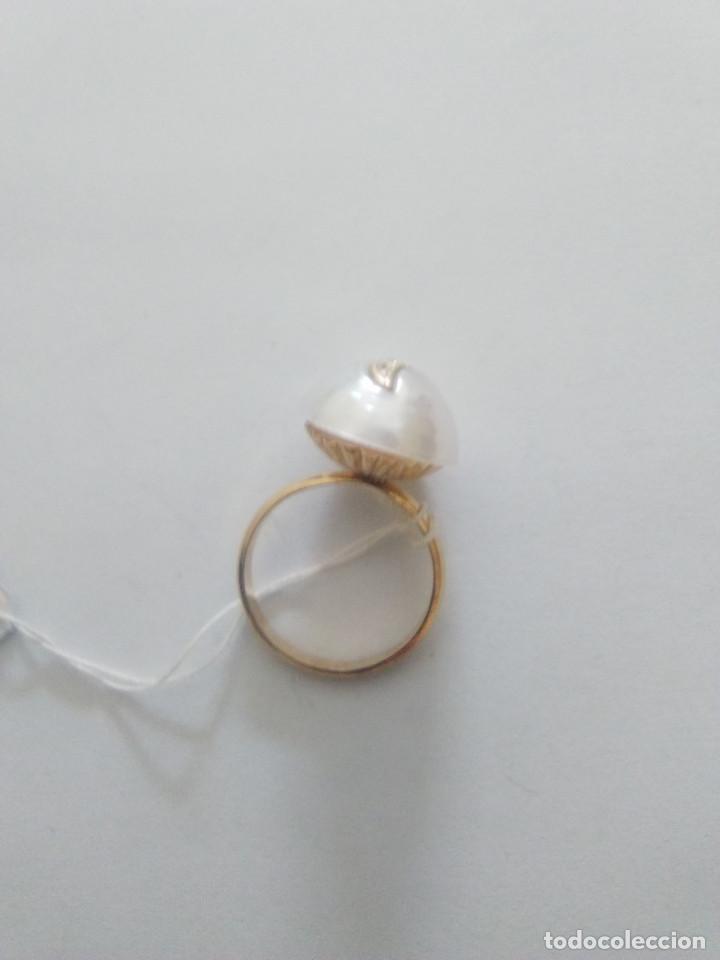 Joyeria: Anillo de plata chapado en oro - Foto 2
