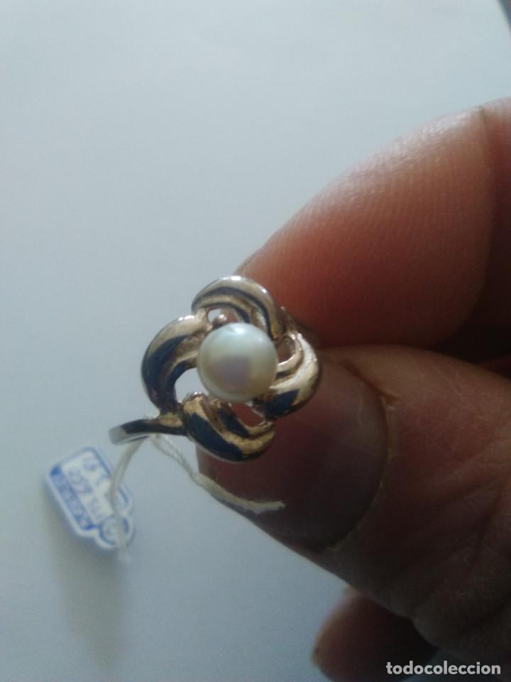 Joyeria: Sortija de plata con perla - Foto 1