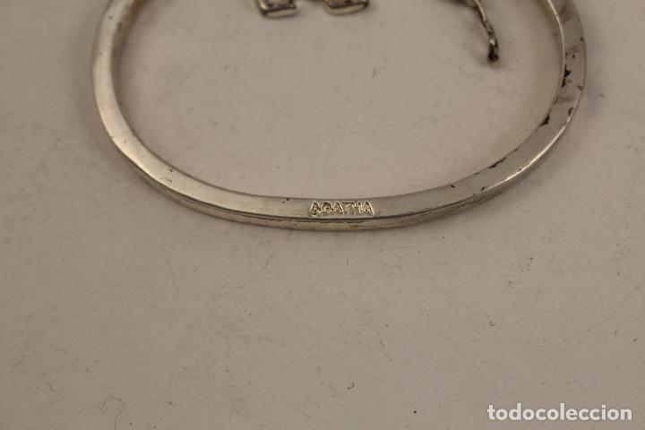 Joyeria: pulsera agatta plateada - Foto 3