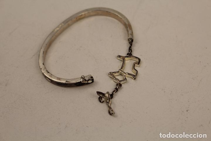 Joyeria: pulsera agatta plateada - Foto 4