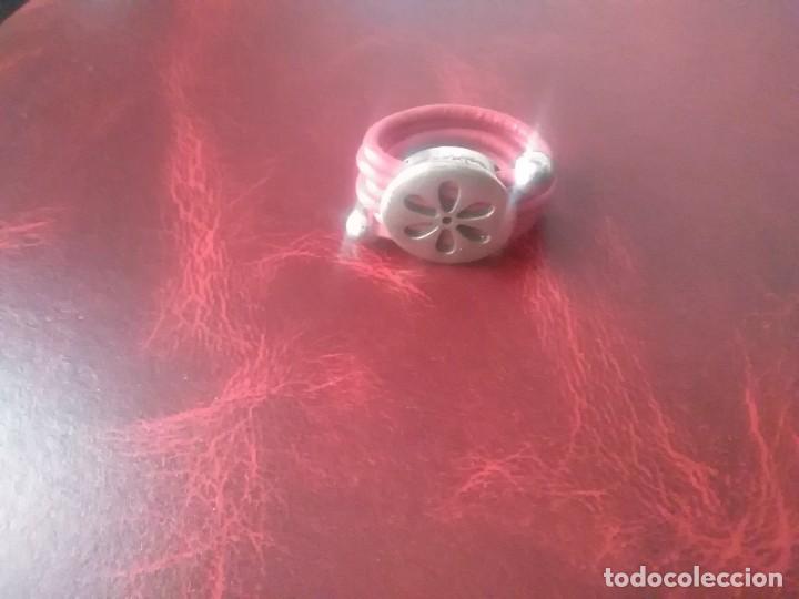 Joyeria: Anillo de plata 925 y cuero - Foto 1