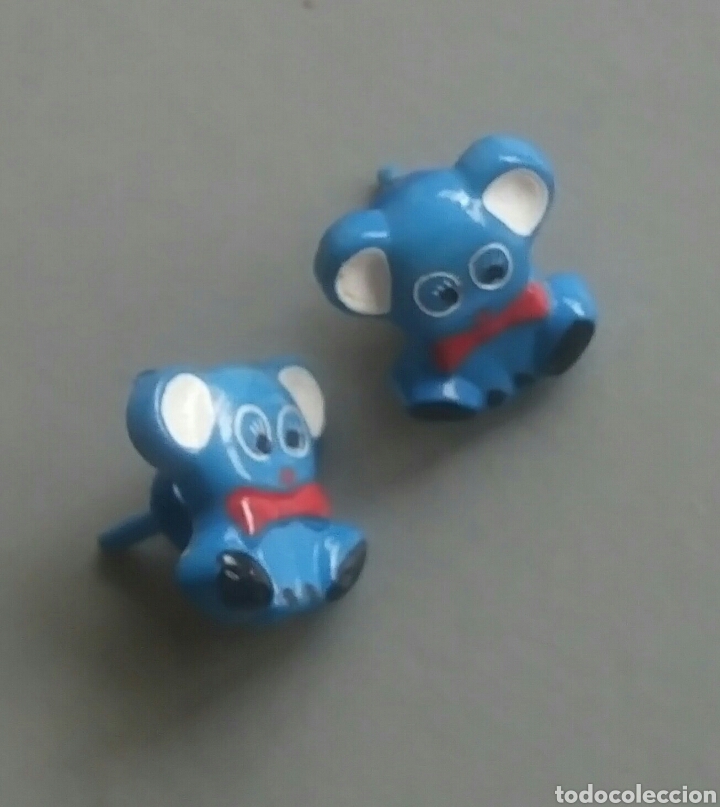 Joyeria: Pendientes osos ositos azules pvc - Foto 1