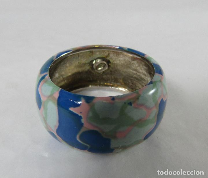 Joyeria: ANILLO DE MUJER ESMALTE SOBRE PLATA - Foto 4