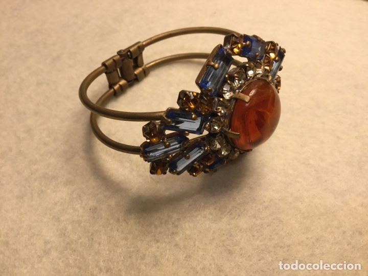 Joyeria: Antigua pulsera de cristal checo - Foto 3