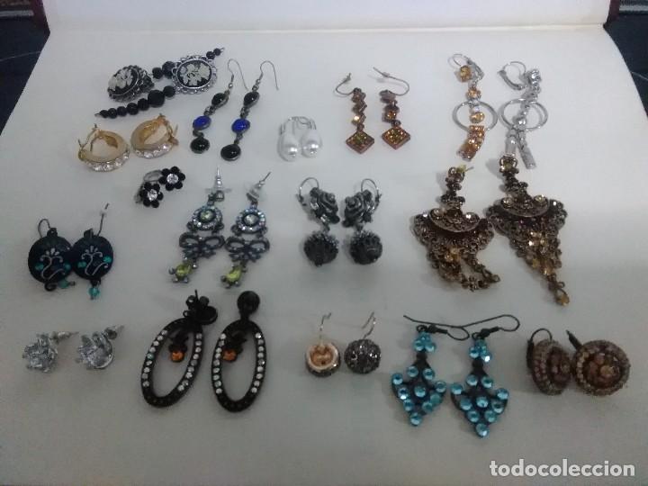 Joaillerie: 16, pendientes variados bisuter&iacute;a vintage. 26