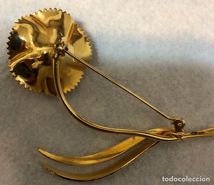 Joyeria: Bonito broche chapado en oro, en forma de flor - Foto 3