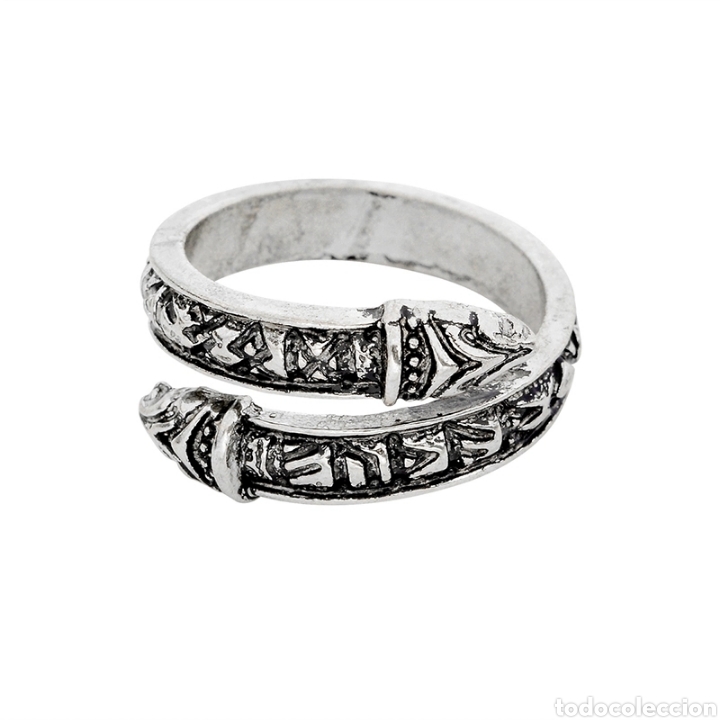 Joyeria: Anillo vikingo con runas - Foto 3