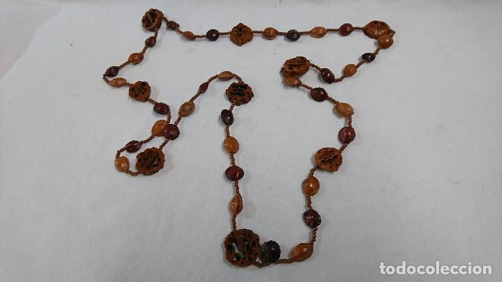 Gioielleria: COLLAR BISUTERIA REALIZADO CON HUESOS DE FRUTOS