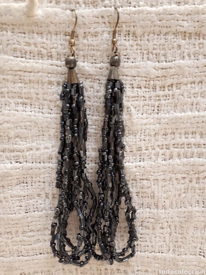 Joaillerie: Pendientes largos 8 cm.