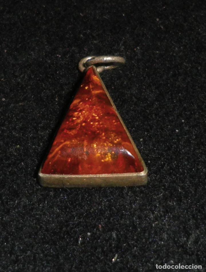 Joyeria: colgante con piedra ambar - Foto 1