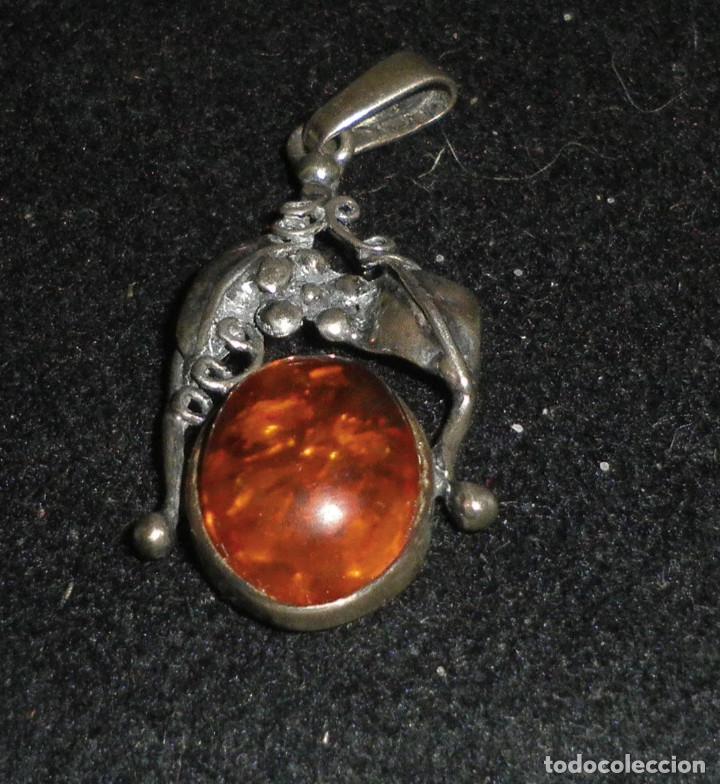 Joyeria: colgante con piedra ambar - Foto 1