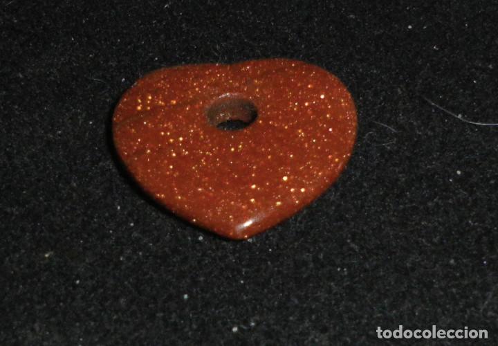 Joyeria: colgante forma corazon de piedra de luna - Foto 1