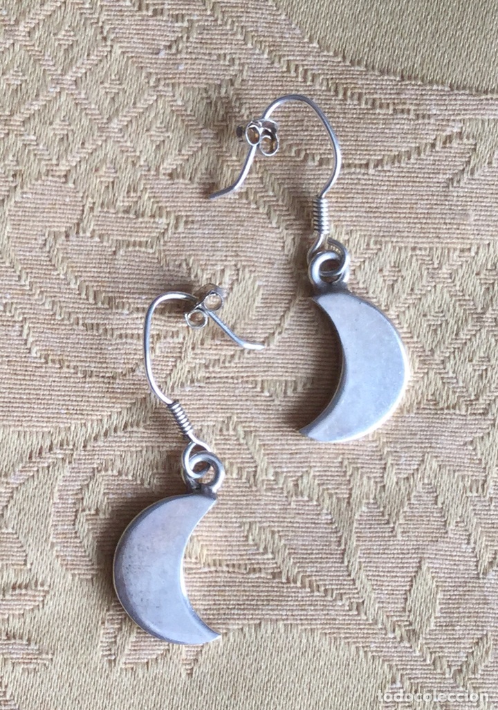 Joyeria: PENDIENTES PLATA DE LEY 925 CON FORMA DE LUNA - Foto 6