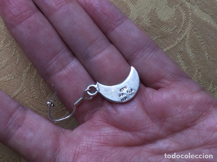 Joyeria: PENDIENTES PLATA DE LEY 925 CON FORMA DE LUNA - Foto 8