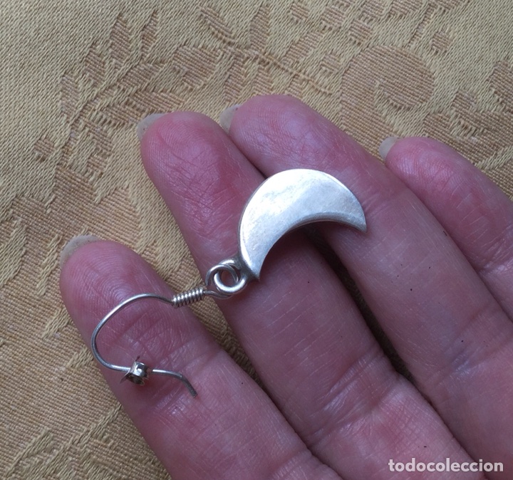 Joyeria: PENDIENTES PLATA DE LEY 925 CON FORMA DE LUNA - Foto 9