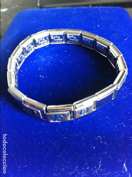 Joyeria: PULSERA EXTENSIBLE DE ACERO Y PLATA DE LEY CON EL NOMBRE DE TEO - Foto 2